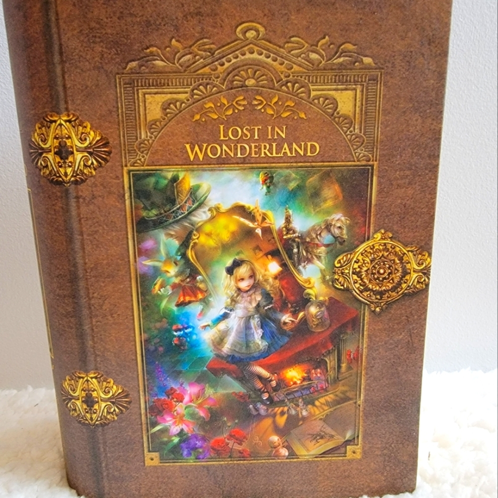 Masterpieces LOST IN WONDERLAND 1,000 Piece Jigsaw Puzzle 19X27. -- used 99.9% s